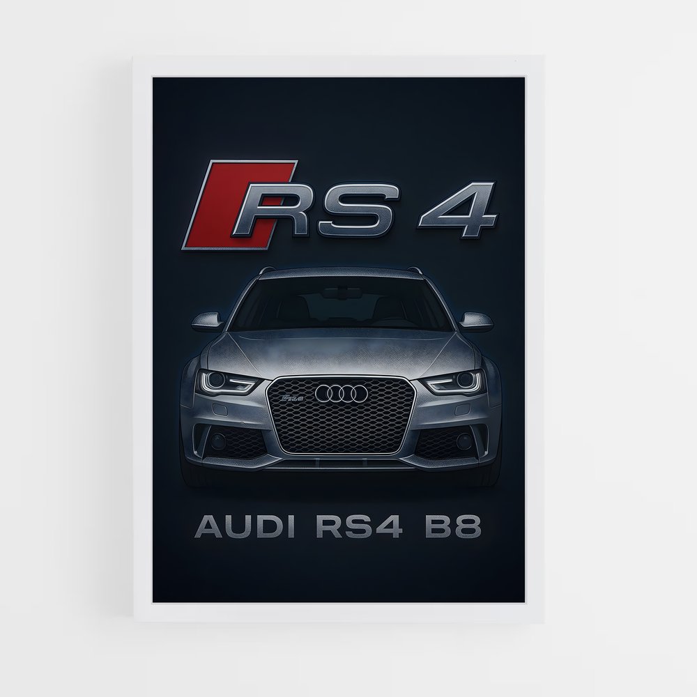 Poster Audi RS4 Dream (vue 3)